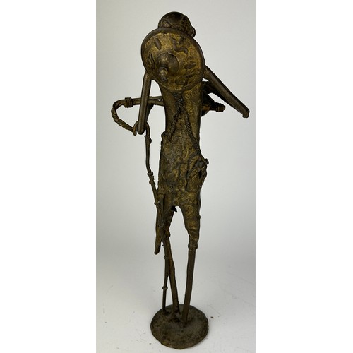 145 - AN AFRICAN BRONZE VOTIVE, along with an African hardwood totem (2)

Largest 48cm

**Please note this... 