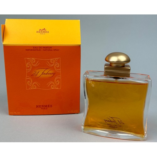 144 - A LARGE HERMES 24 FOUBOURG BOTTLED PERFUME, unopened