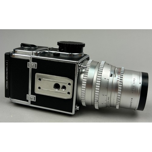 255 - A 1981 HASSELBLAD 500 C/M Camera with SONNAR 150 mm Lens and A.12 back.

Full working order and in v... 