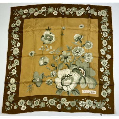 291 - A COLLECTION OF LARGE SILK SCARFS, to include one in original packaging by Nicole Miller (Qty)