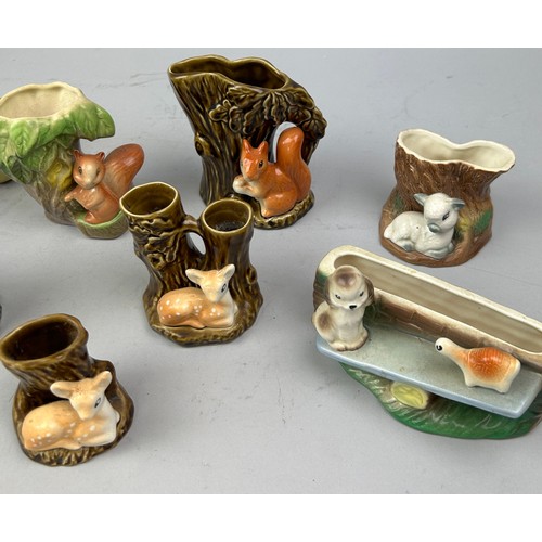 114 - A COLLECTION OF SYLVAC EASTGATE AND HORNSEA 'FAUNA' POTTERY (Qty)