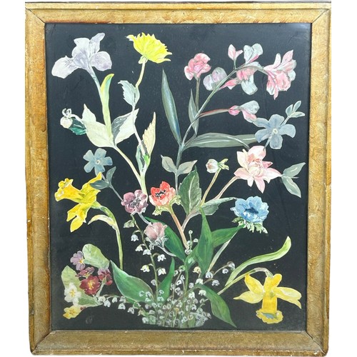 195 - A WATERCOLOUR ON PAPER OF FLOWERS, framed and glazed

49cm x 38cm

**Please note this lot will be av... 