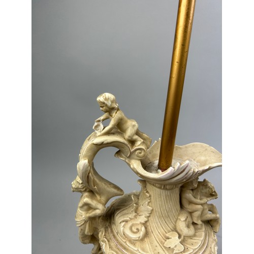 162 - A PAIR OF CLASSICAL DESIGN TABLE LAMPS (2)