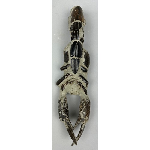 12 - A FOSSILISED MUD LOBSTER,
 
A very large and scarce fossil mud lobster (thalassina). Eocene in age c... 