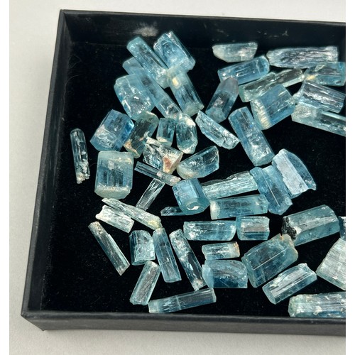 36 - A LARGE COLLECTION OF AQUAMARINE,

From the Than-Hoa province in Vietnam

Total weight: 50gms