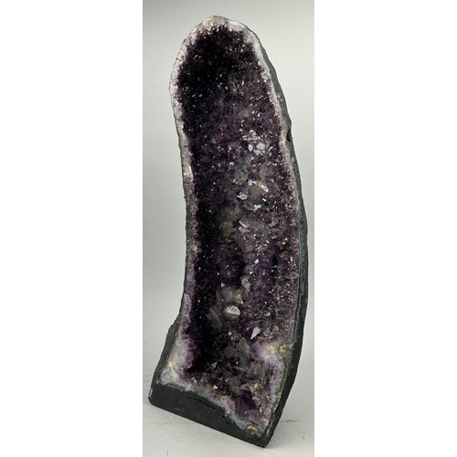 8A - A LARGE PURPLE AMETHYST GEODE, 

65cm x 25cm