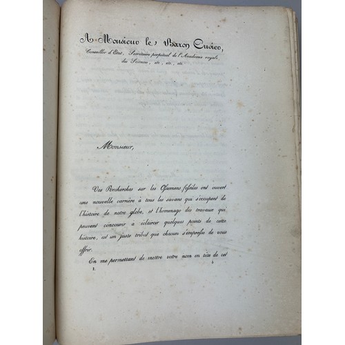 28A - ADOLPHE BRONGNIART (1828-1837): HISTOIRE DES VEGETAUX FOSSILES, 

Two volumes in one book. Complete ... 