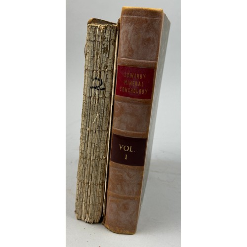 1A - JAMES SOWERBY (1757-1822): THE MINERAL CONCHOLOGY OF GREAT BRITAIN VOLUMES I AND II 1812 AND 1818.

... 