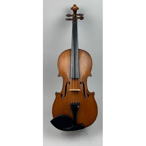 52 - A VIOLIN BY FRANCOIS BRETON, MIRECOURT 1814, 
 
Labelled:
F. Breton, brevete de S. M. G.
M. la Duche... 