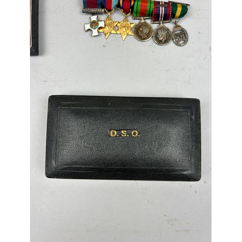 66 - A DISTINGUISHED SERVICE ORDER MEDAL (DSO) IN ORIGINAL GARRARD AND CO CASE, along with a territorial ... 