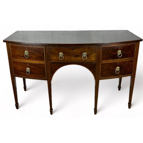 191 - A REPRODUCTION MAHOGANY SIDEBOARD IN THE GEORGIAN STYLE,

150cm x 90cm x 60cm

**Please note this lo... 