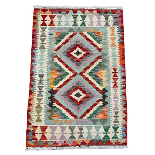 206 - A COLLECTION OF THREE KILIM RUGS (3)