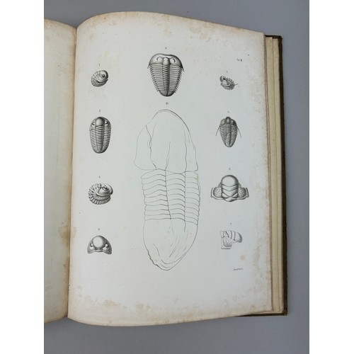 14 - HERMANN BURMEISTER (1807-1892) 'THE ORGANISATION OF TRILOBITES', 

Six large lithographic plates. Ed... 