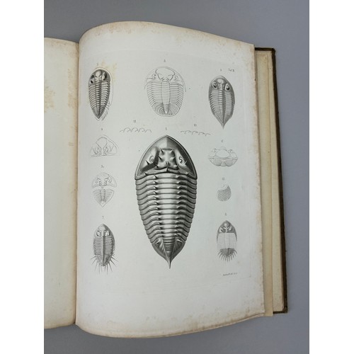 14 - HERMANN BURMEISTER (1807-1892) 'THE ORGANISATION OF TRILOBITES', 

Six large lithographic plates. Ed... 