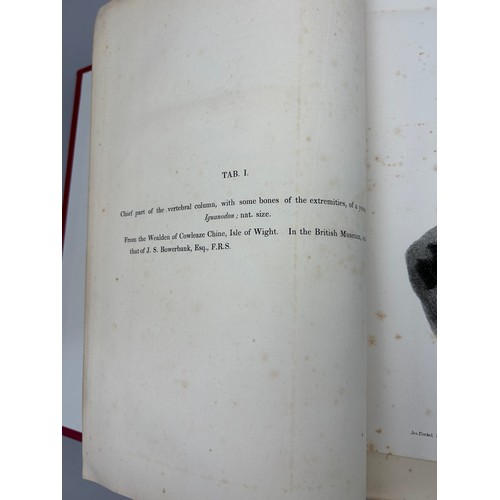 9 - RICHARD OWEN (1804-1892) MONOGRAPH OF THE WEALDEN AND PURBECK FORMATIONS, 

Modern binding. 82 Litho... 