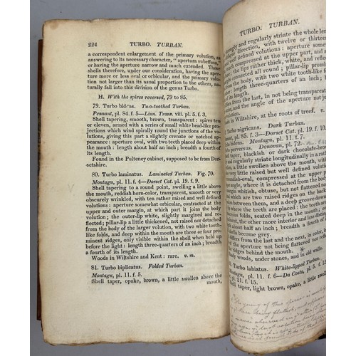 6 - A COLLECTION OF BOOKS ON FOSSILS AND SHELLS (4) 

William Turton (1762-1835) Conchological Directory... 