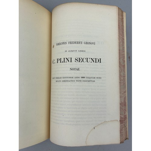 19 - KARL IULIUS SILLIG (1801-1855) 'PLINUS SECUNDI NATURALIS HISTORIA'

Books on natural history. 4 leat... 