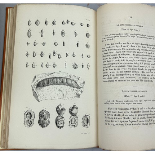 11 - JAMES SCOTT BOWERBANK (1797-1877) A HISTORY OF THE FOSSIL FRUITS AND SEEDS OF THE LONDON CLAY. 

144... 