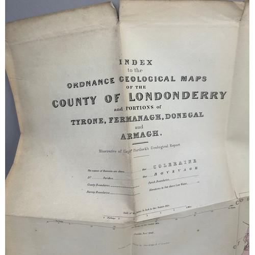 13 - JOSEPH ELLISON PORTLOCK (1794-1864) 'A REPORT OF THE GEOLOGY OF LONDONDERRY AND PARTS OF TYRONE AND ... 