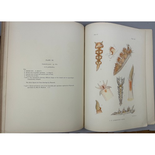 21 - CHARLES ELIOT (1834-1926) 'A MONOGRAPH OF BRITISH NUDIBRANCHIATE MOLLUSCA', 1910

Eight coloured pla... 