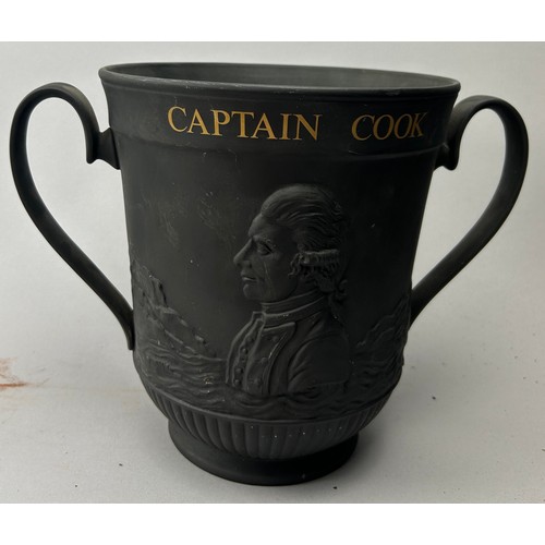 230 - A LARGE ROYAL DOULTON LIMITED EDITION COMMEMORATIVE LOVING CUP, 

Numbered model 219/500. 

Repair t... 