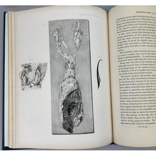 12 - RICHARD OWEN (1804-1892) 'A DESCRIPTION OF CERTAIN BELEMNITES, PRESERVED WITH A GREAT PROPORTION OF ... 