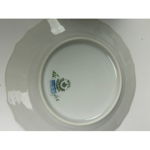 233 - A ROYAL COPENHAGEN PART TEA SERVICE, consisting of 12 cups, 12 saucers and 12 side plates (36)