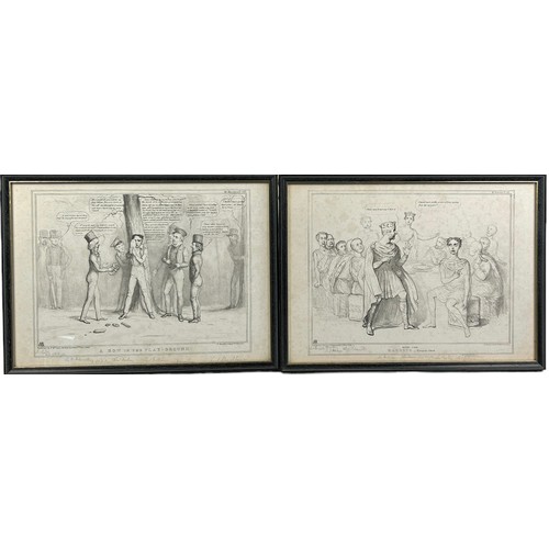 98A - AFTER JOHN DOYLE (1797-1868) TWO POLITICAL SKETCH PRINTS PUBLISHED BY THOMAS MCLEAN

‘A row in the p... 