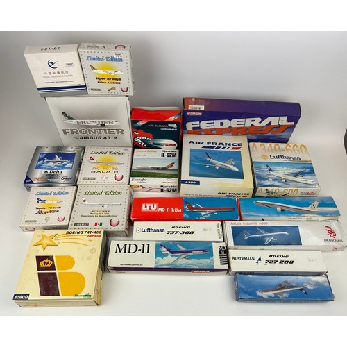 248 - A COLLECTION OF BOXED MODEL PLANES, to include Dragon Air, Air France and more (Qty)

**Please note ... 