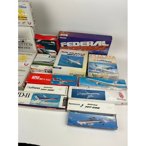 248 - A COLLECTION OF BOXED MODEL PLANES, to include Dragon Air, Air France and more (Qty)

**Please note ... 