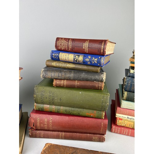 492 - A COLLECTION OF ANTIQUE BOOKS MOSTLY ON NATURAL HISTORY, ART AND OTHER INTERESTING SUBJECTS, 

To in... 