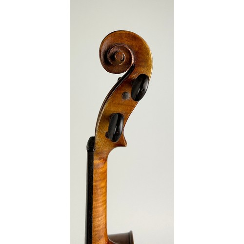 15 - A SMALL SIZED FRENCH VIOLIN CIRCA 1900, 

Labelled inside 'Copie de Antonius Stradiuarius...Anno 172... 