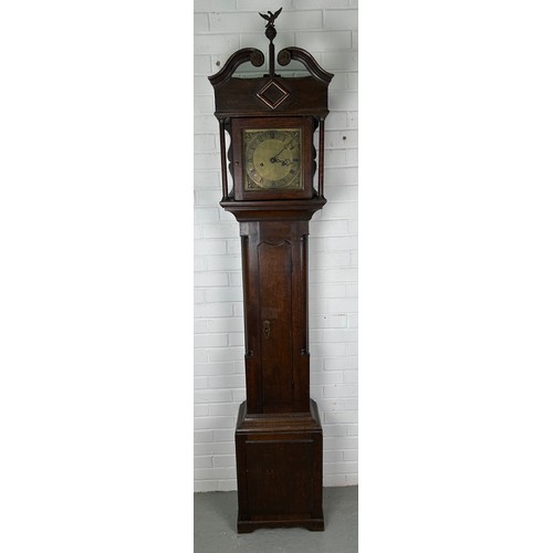 473 - A LARGE 19TH CENTURY GRANDFATHER CLOCK