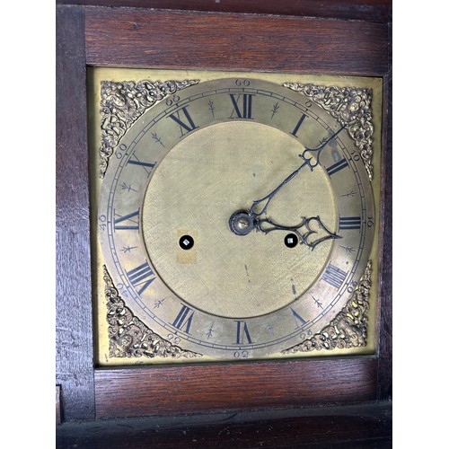 473 - A LARGE 19TH CENTURY GRANDFATHER CLOCK