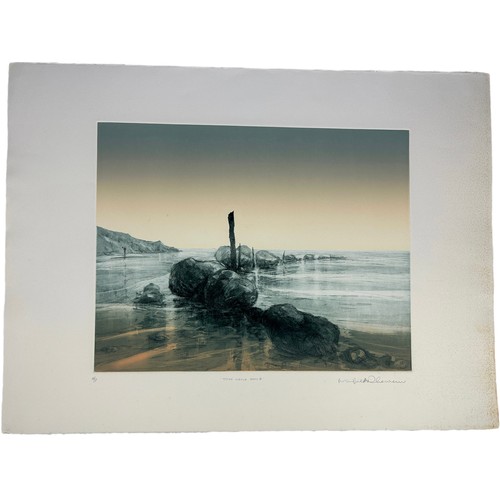 426 - AN AQUATINT ENTITLED 'STONE CIRCLE POSTS II', 

Artists proof, signed indistinctly by the artist in ... 