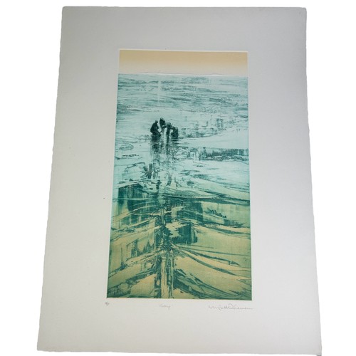 427 - AN AQUATINT ENTITLED 'GROUP', 

Artists proof, signed indistinctly by the artist in pencil, 76.5cm h... 