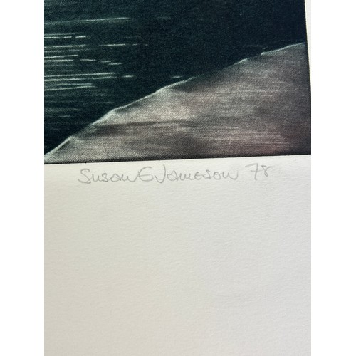 417 - SUSAN E. JAMESON (B.1944) 'THE ISLINGTON CANAL', 

Aquatint, signed by the artist in pencil and date... 