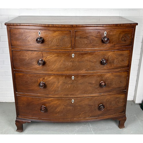 453 - A LARGE VICTORIAN MAHOGANY BOW FRONT CHEST OF DRAWERS,

Ivory Act Exemption Reference 4EBQV5TN

115c... 