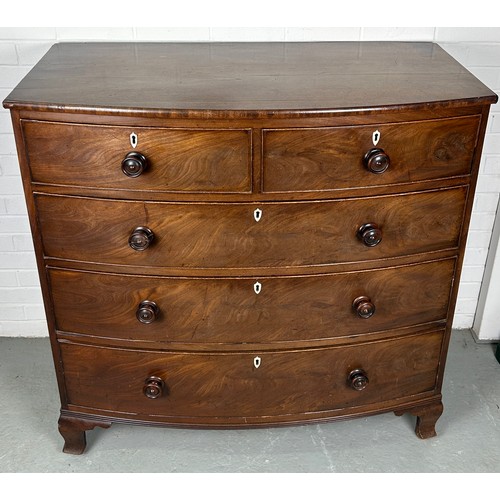 453 - A LARGE VICTORIAN MAHOGANY BOW FRONT CHEST OF DRAWERS,

Ivory Act Exemption Reference 4EBQV5TN

115c... 