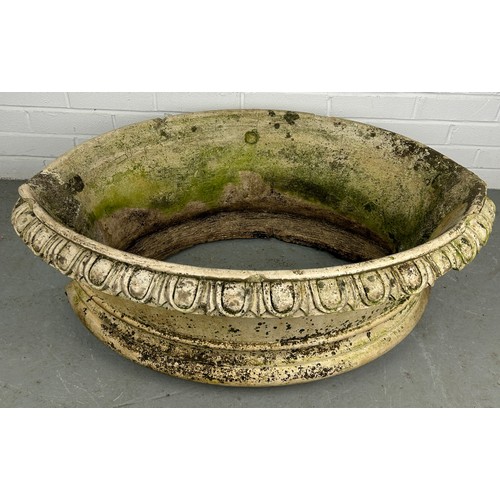 488 - ROYAL INTEREST: A VICTORIAN COADE STONE PLANTER CIRCA 1860'S ACQUIRED FROM VICTORIAN MANSION ON THE ... 