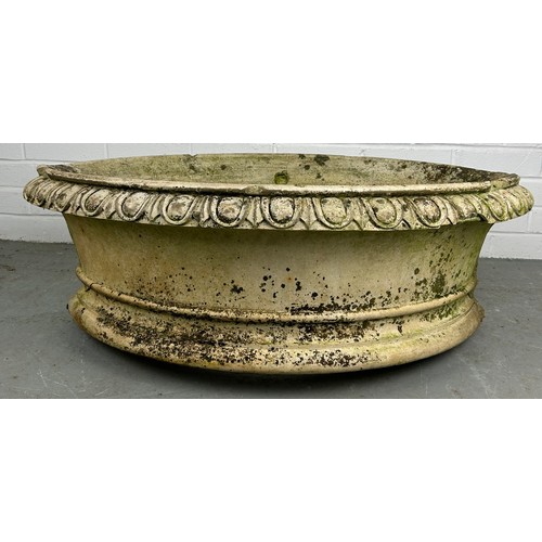 488 - ROYAL INTEREST: A VICTORIAN COADE STONE PLANTER CIRCA 1860'S ACQUIRED FROM VICTORIAN MANSION ON THE ... 