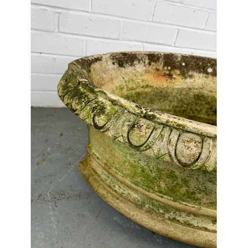 488 - ROYAL INTEREST: A VICTORIAN COADE STONE PLANTER CIRCA 1860'S ACQUIRED FROM VICTORIAN MANSION ON THE ... 