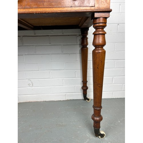 463 - A 19TH CENTURY MARBLE TOP WASHSTAND TABLE, 

Length 92cm Width 50cm Height 78cm