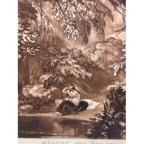 393 - JOSEPH WILLIAM MALLORD TURNER (1775-1851) 'AESACUS AND HESPERIE' VIDE OVID METAMORPHOSIS BOOK XI, LI... 