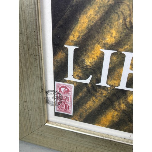 410 - PHIPPS SOMMER, 'CHAMPAGNE LIEBART REGNIER', poster, signed and stamped, framed and glazed, measuring... 