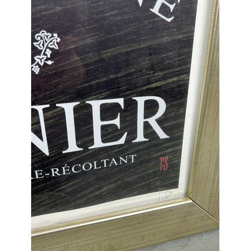 410 - PHIPPS SOMMER, 'CHAMPAGNE LIEBART REGNIER', poster, signed and stamped, framed and glazed, measuring... 