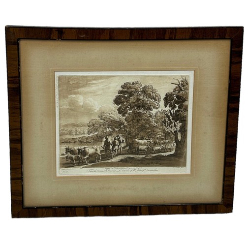 394 - RICHARD EARLOM (1743-1822) ETCHING AND MEZZOTINT FROM THE ORIGINAL DRAWING IN THE COLLECTION OF THE ... 