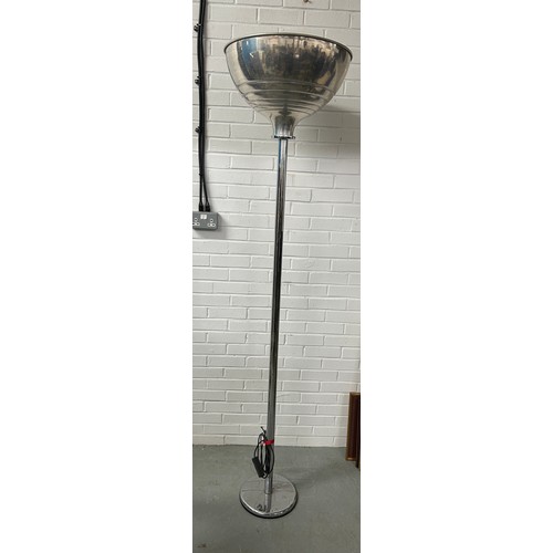 503 - A TALL MID CENTURY MODERN CHROME STANDARD LAMP