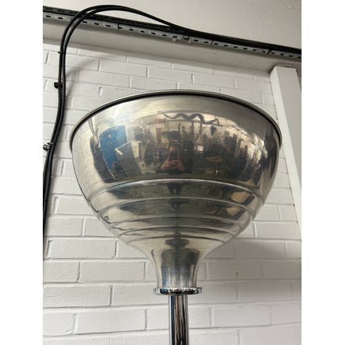 503 - A TALL MID CENTURY MODERN CHROME STANDARD LAMP