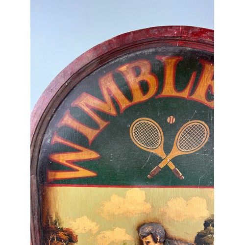 564 - WIMBLEDON INTEREST: A WIMBLEDON TENNIS PANEL

90cm x 60cm